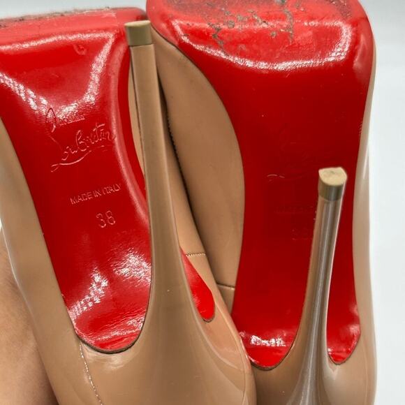 Christian Louboutin's So Kate 120 Patent Leather Pumps Size 38 - Picture 9 of 12